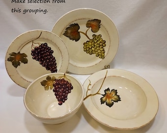 Villa Grande Tabletops Lifstyles Stoneware Dinner and/or Salad Plates Choose from Options
