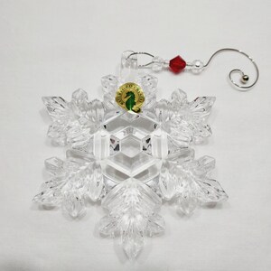 Waterford Snow Crystals Annual Christmas Ornament 2014 Bild 3
