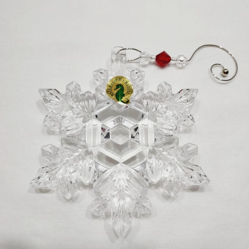 Waterford Snow Crystals Annual Christmas Ornament 2014 Bild 3