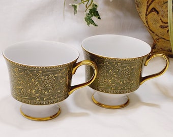 Sango Versailles Footed Cups #3632 Set of 2