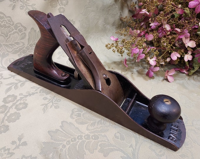 Antique Stanley Bailey Hand Plane No. 5 / Type 9 Etsy