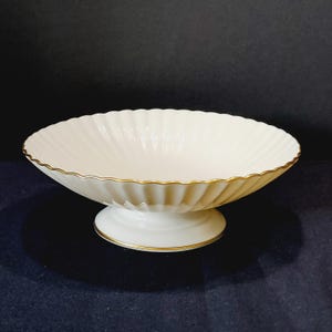 Lenox Footed Candy Dish Citation Gold Collection 6.75&quot;