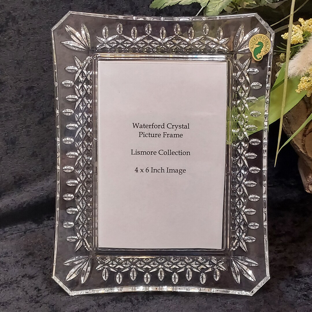 Waterford Crystal Picture Frame Lismore Collection 4 X 6 Inch Etsy