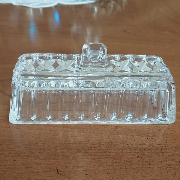 Bohemia Lead Crystal Covered Butter Dish LID ONLY