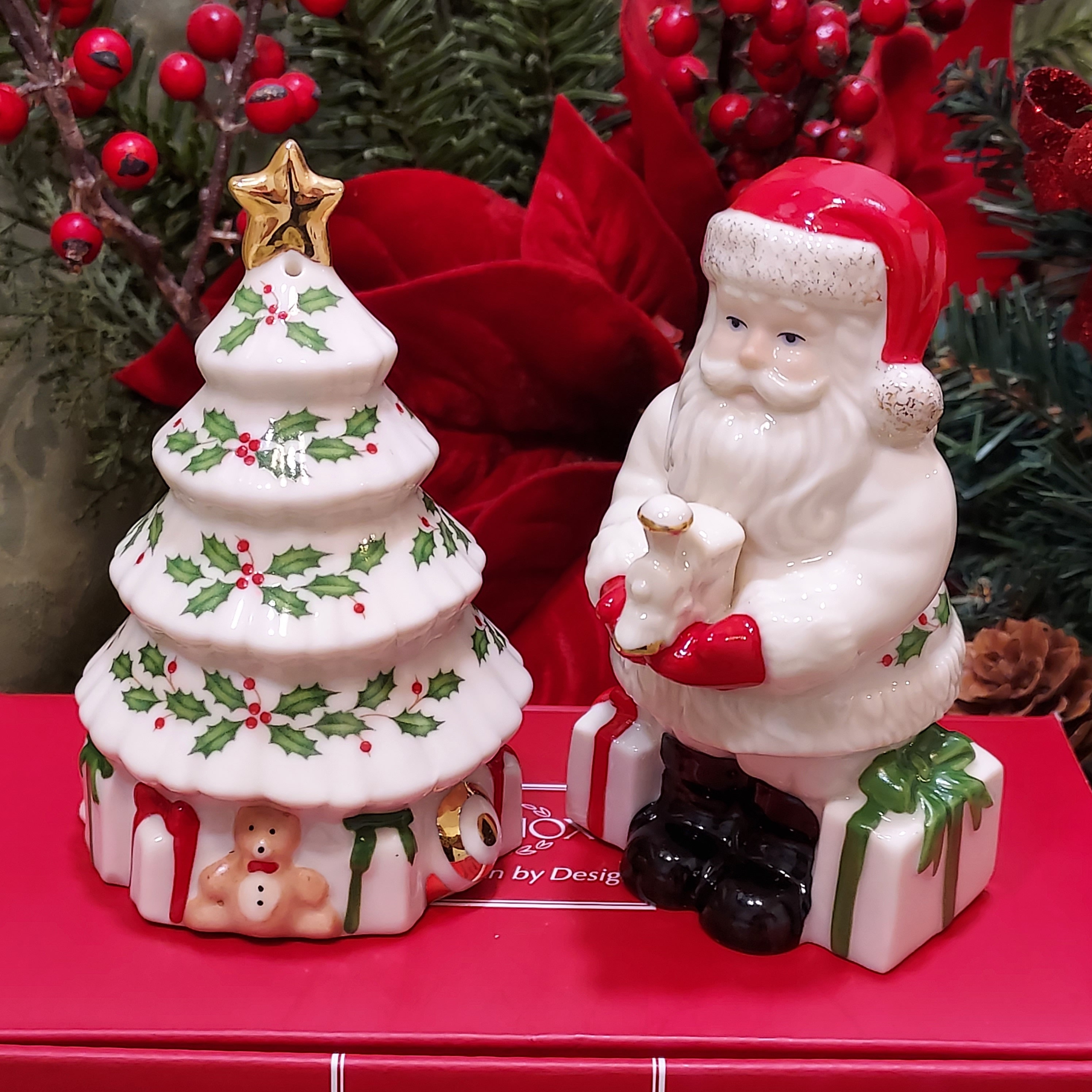   花柄Salt and pepper ２個 Flurry Friends Salt & Pepper Set - Country Village Shoppe