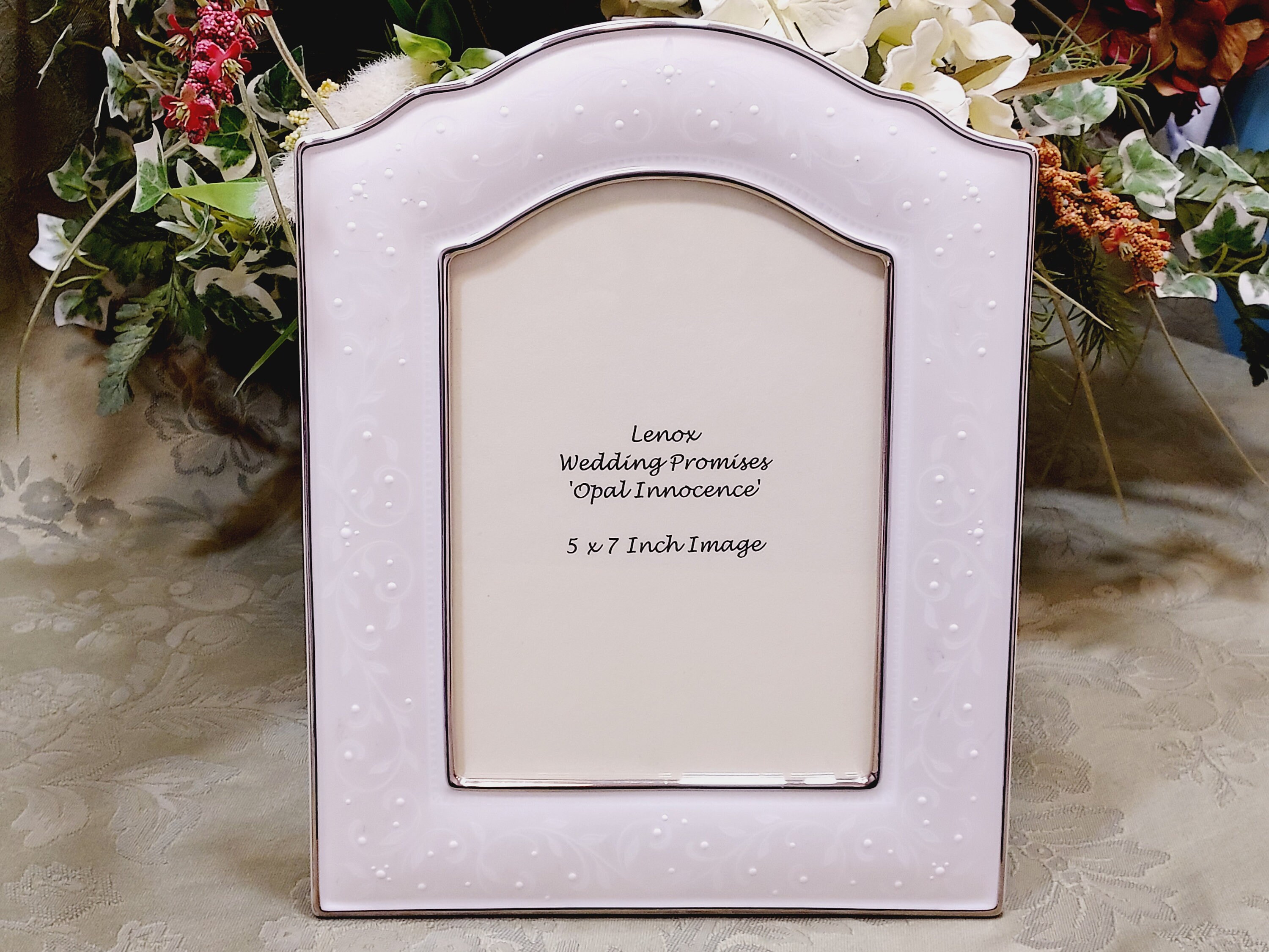 Lenox wedding promises opal innocence frame | Honestweddingadvice.com