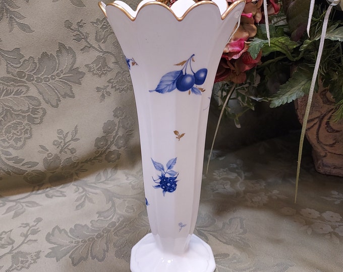 Mikasa Flower Vase Fruit Bouquet 2105 Bone China Etsy