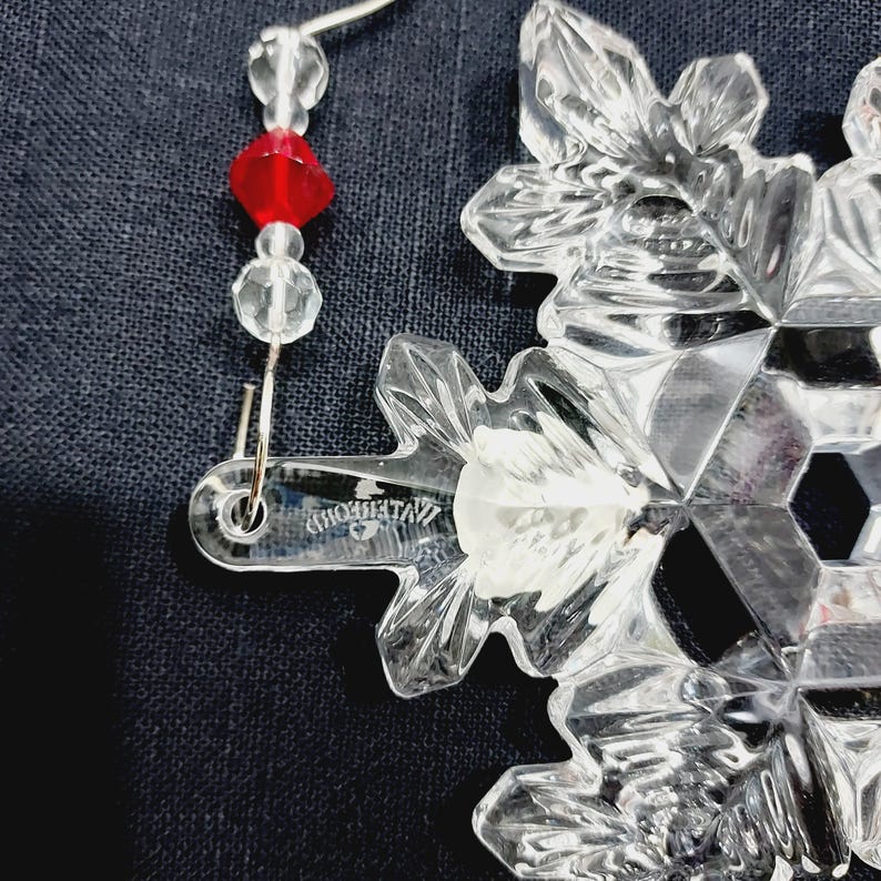 Waterford Snow Crystals Annual Christmas Ornament 2014 Bild 6