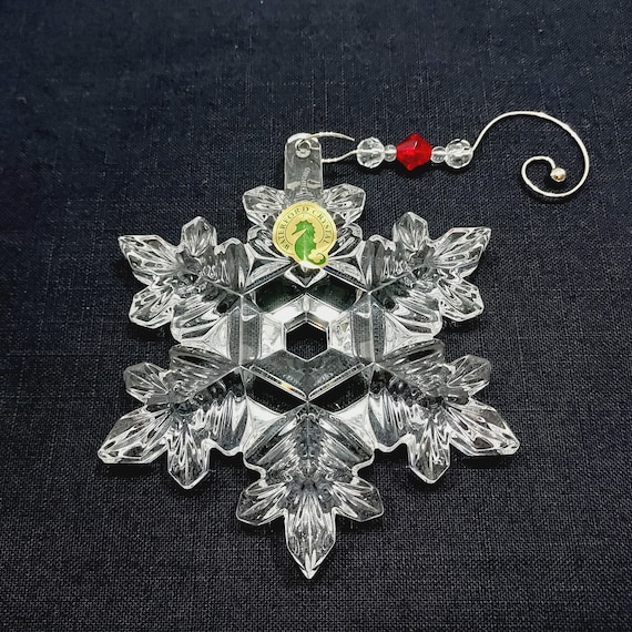 Waterford Snow Crystals Annual Christmas Ornament 2014