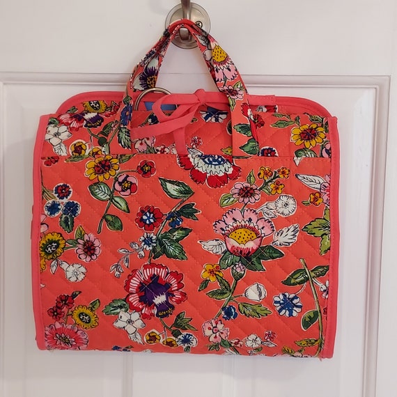 Vera bradley top coral floral tote