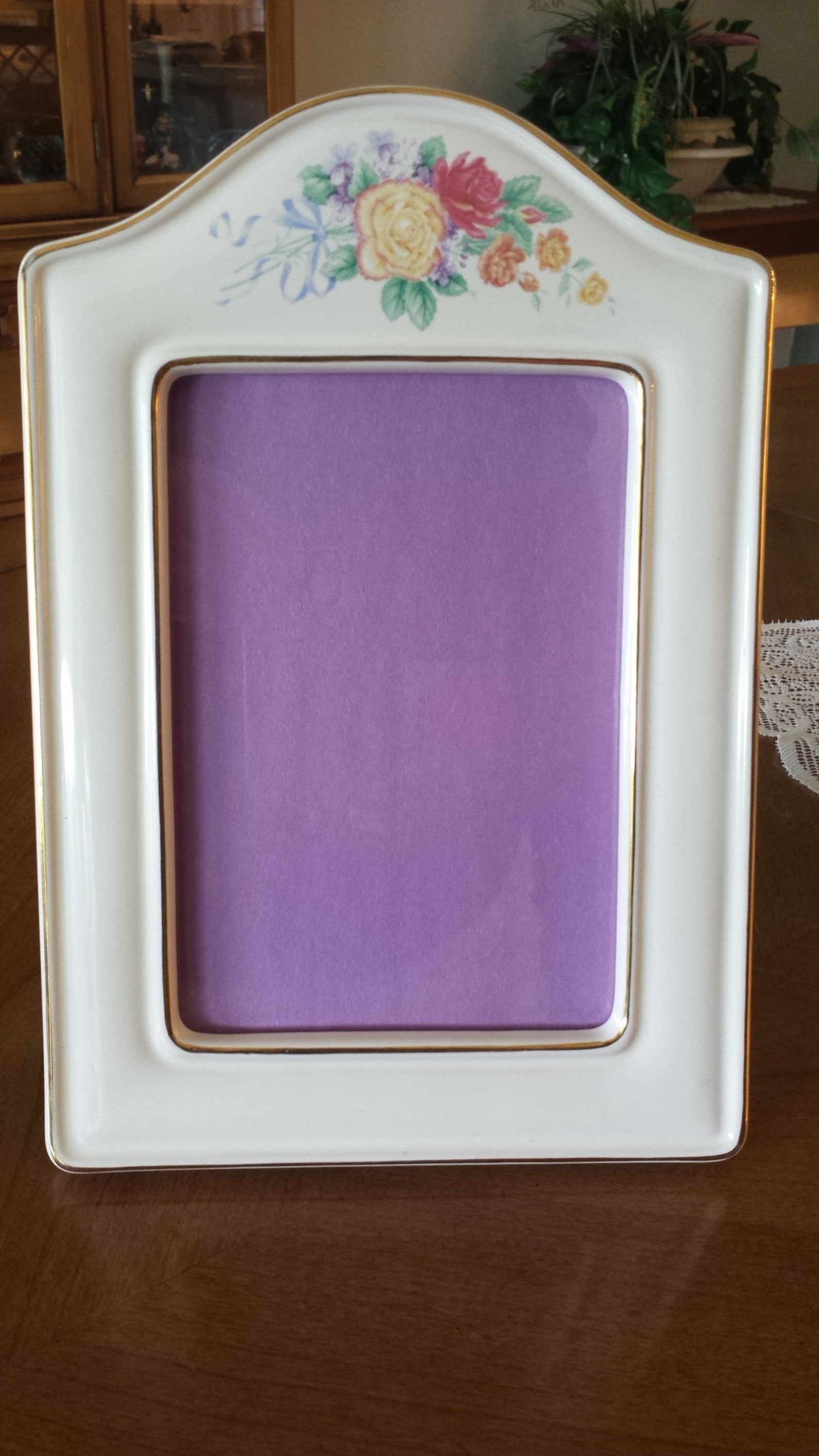 Hallmark Ceramic 5x7 Picture Frame Soft Cream Color with Etsy