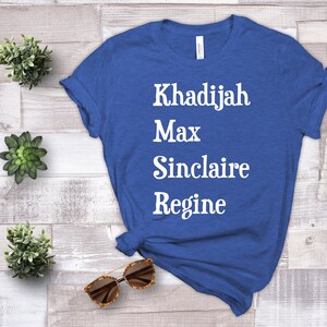 Khadijah, Max, Sinclaire, Regine - Living Single Inspired Tee - Best Friends - BFF Gift