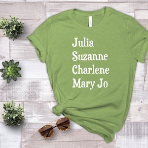 Julia Suzanne Charlene Mary Jo Sugarbaker Designing Women BFF Tee