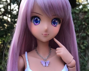 Rose Pearl Necklace for BJD and Vinyl Dolls