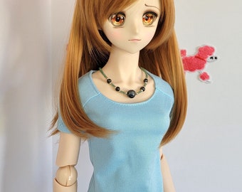 Baby Blue Raglan Shirt for Smart Doll and Dollfie Dream
