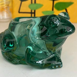 Indiana Glass Frog Votive Holder