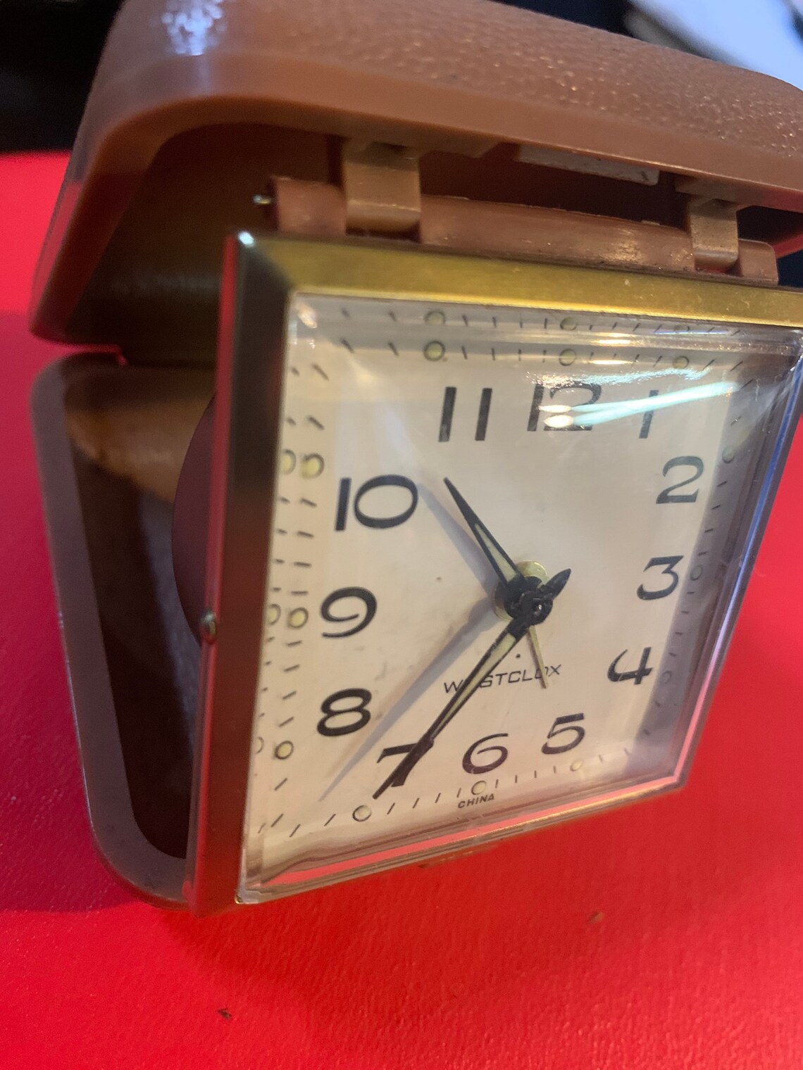 Vintage Westclox Travel Alarm Clock Etsy