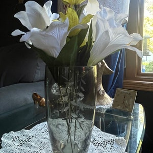 Smoked Glass Vase