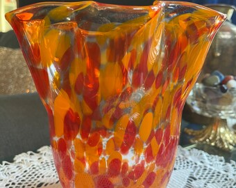Murano-stijl Confetti Art glazen vaas