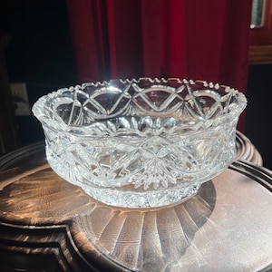 Vintage West Germany Crystal Bowl