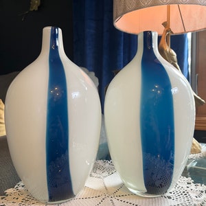 Murano Sommerso Art Glass Vases