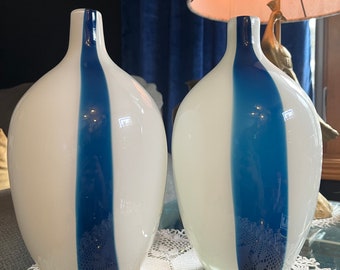 Murano Sommerso Art Glass Vases