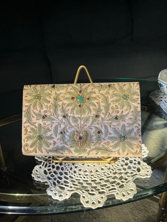 Vintage Zardozi Clutch Purse