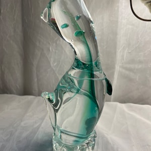 Gatto in vetro artistico