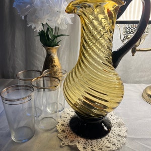 Art Glass Pitcher