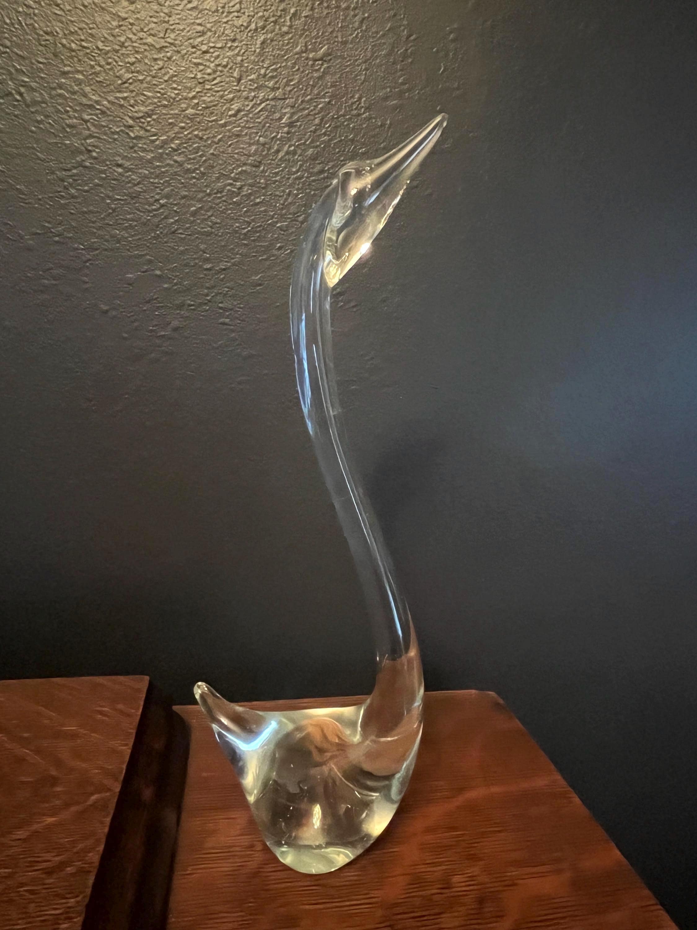 Marcolin Glass Swan - Etsy Denmark