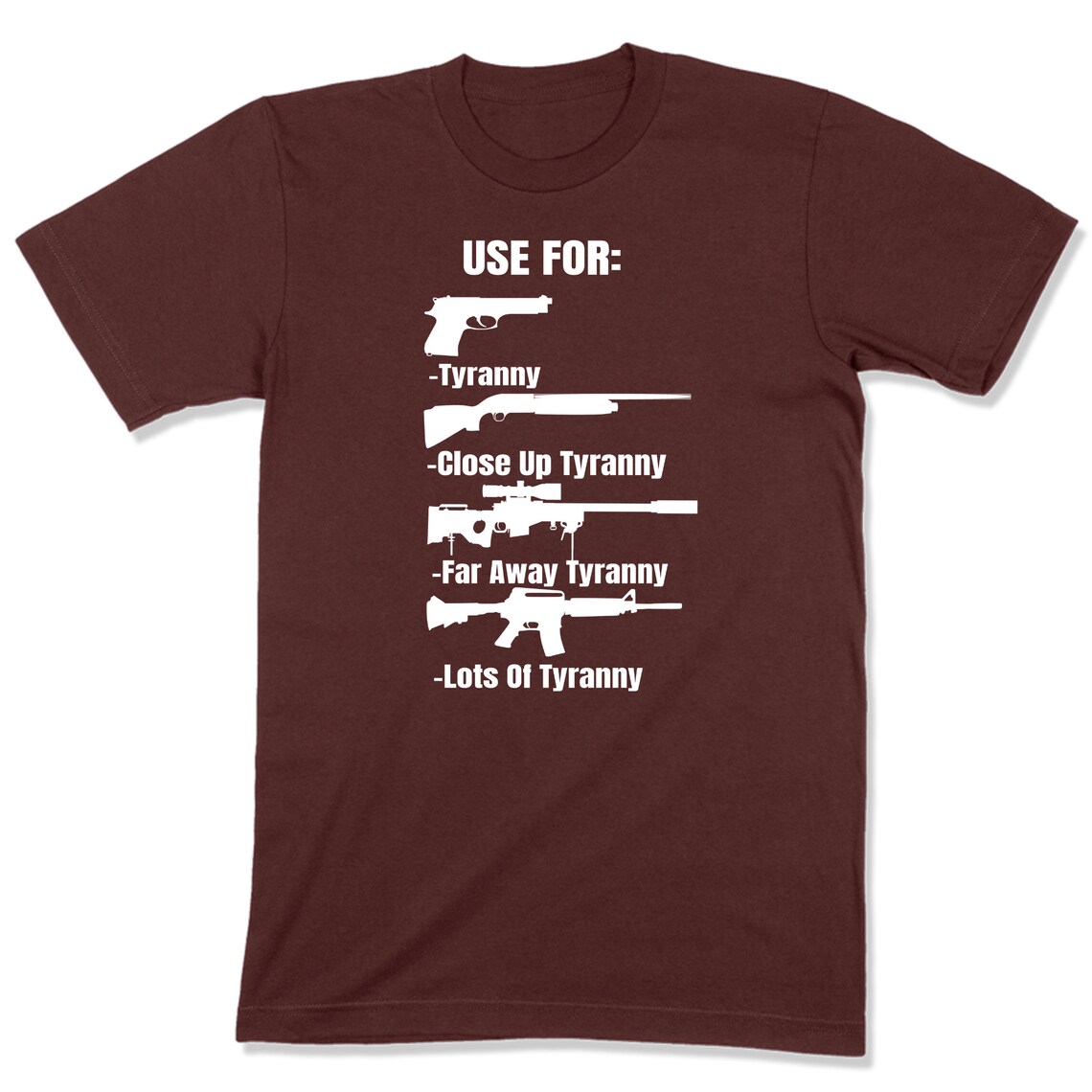 Pro Gun Shirt for 2nd Amendment Gun Enthusiasts, Patriotic 2A Gun Shirt