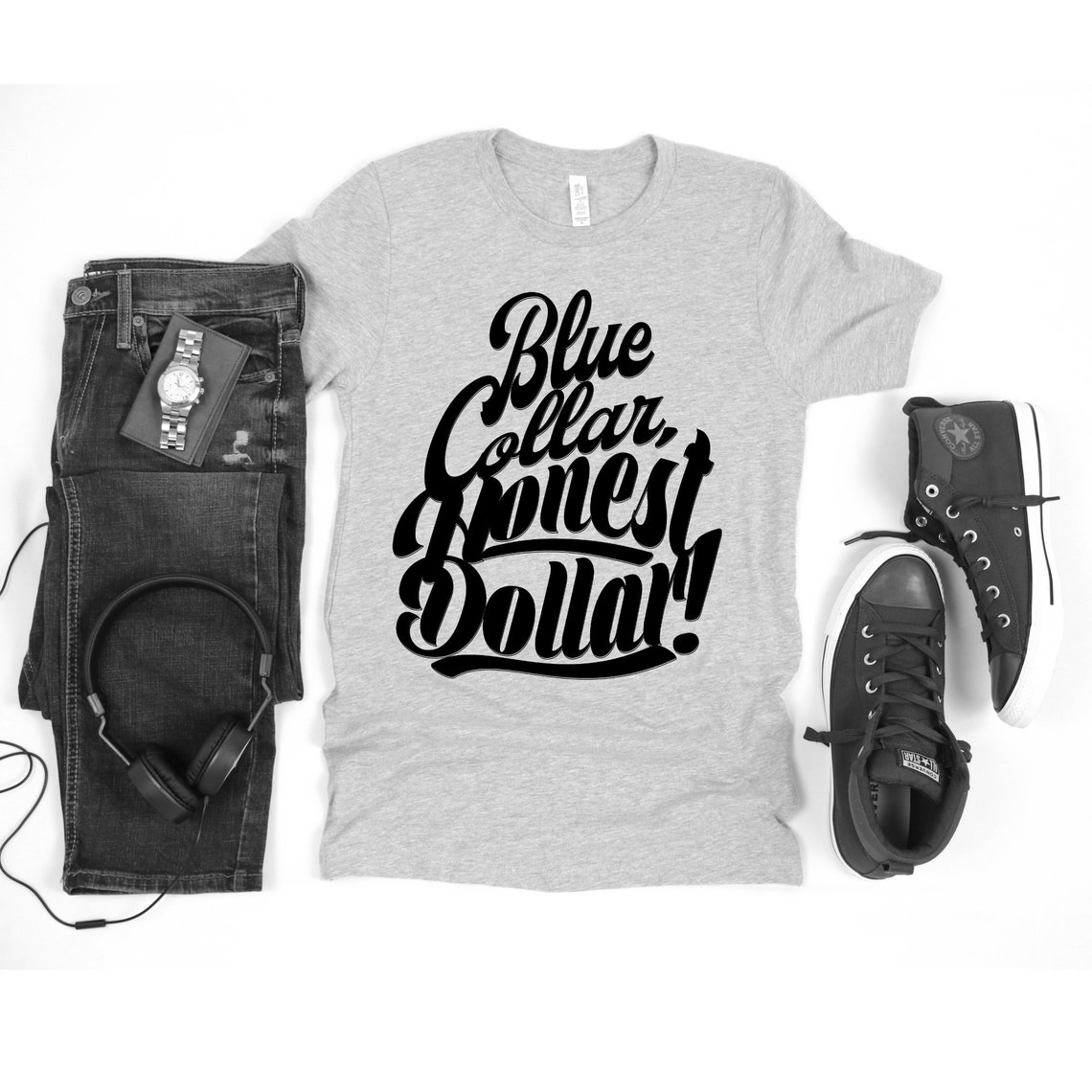 Men&rsquo;s Blue Collar Worker T Shirt Gift Father&rsquo;s Day - Etsy