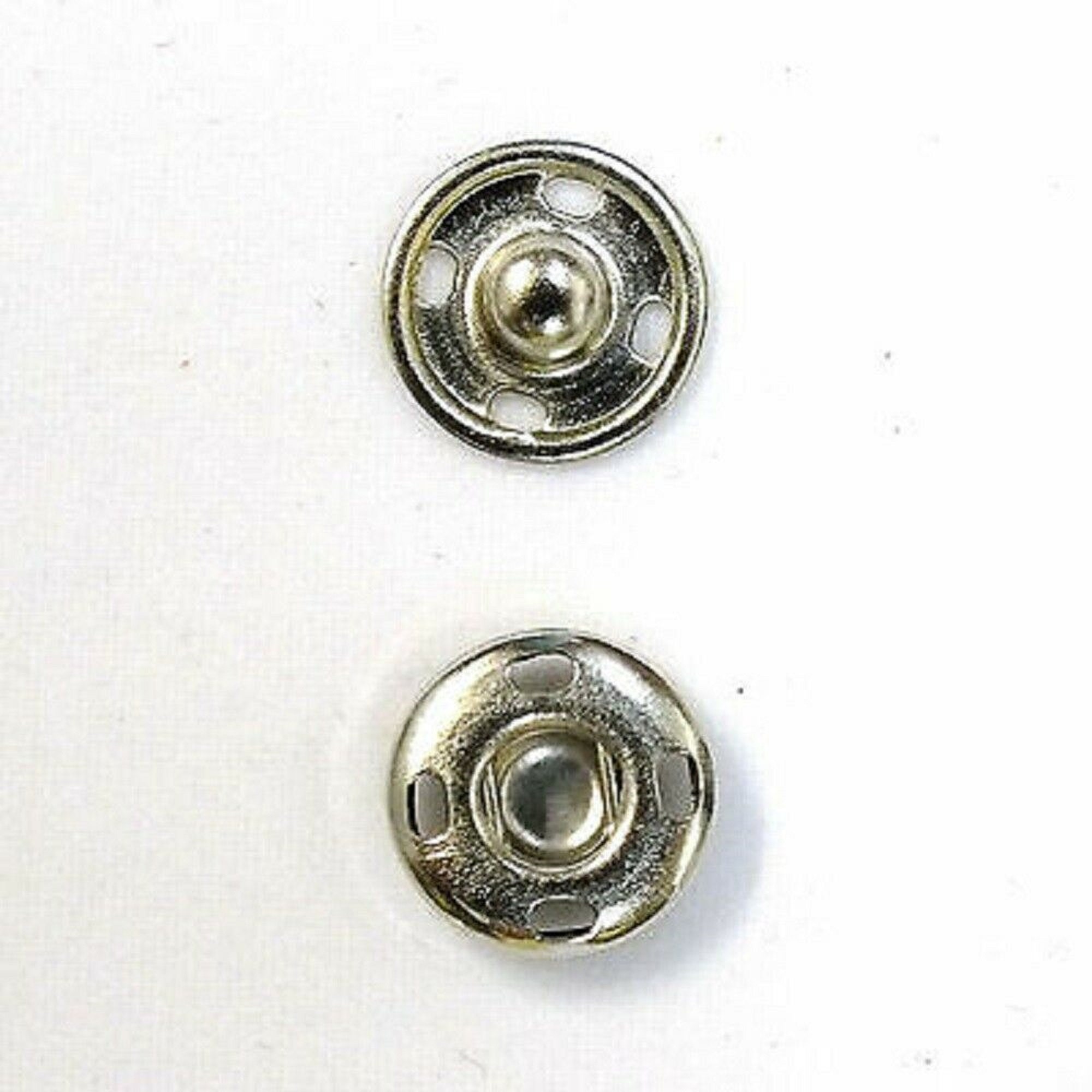144 New SewOn Snaps Size 10mm Color Silver Etsy
