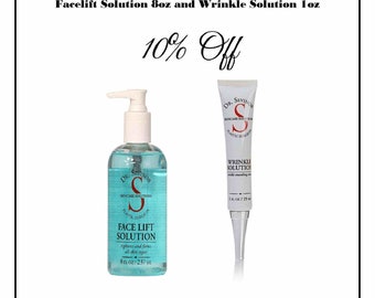 Dr.Sevinor Original Age Defying Face Lift Solution 4oz and Wrinkle Solution 1oz 2-Pack Special 10% OFF