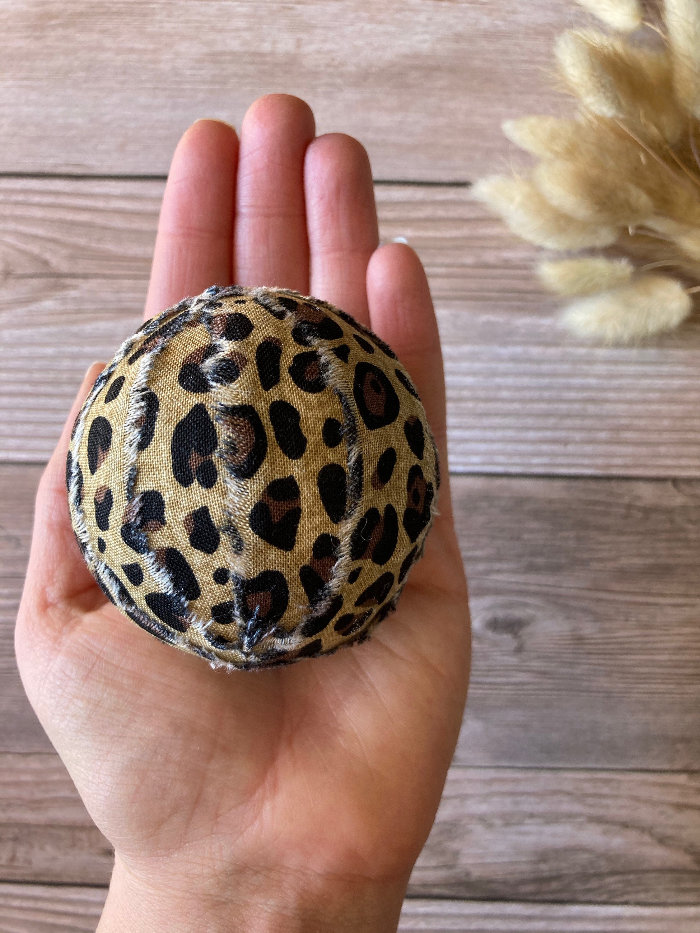 Leopard Print Rag Balls | Animal Print Bowl Fillers | Safari Decor - Etsy