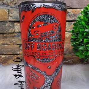 4x4 Tumbler, Off-Roading Tumbler, Off-Road Tumbler, 4x4 Off-Road, Custom Glitter Tumbler, Geode Tumbler, Tumbler for men, Personalized Gifts