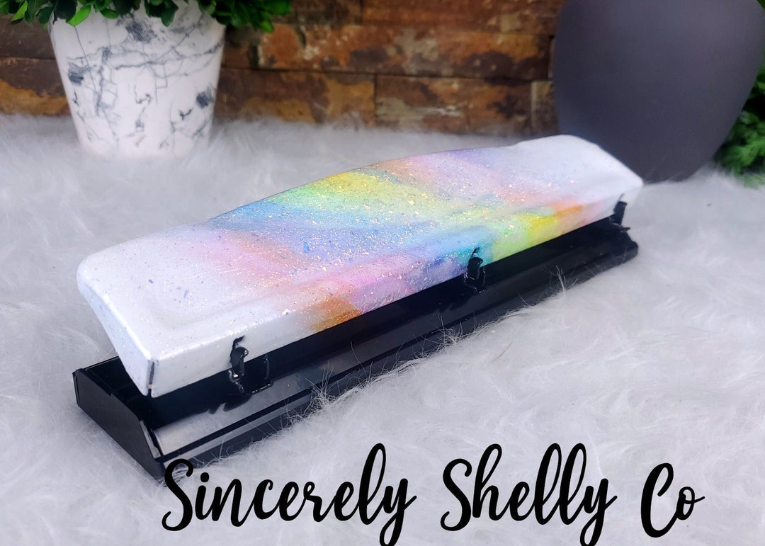 Opal 3 Hole Punch, Custom 3hole Punch, Paper Punch, School Supplies