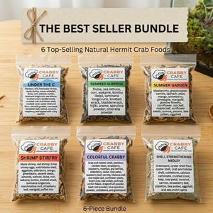 Best Sellers Bundle | Hermit Crab Food | Complete Diet Variety Mix