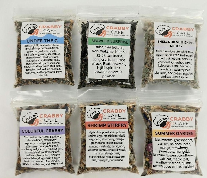 Best Sellers Bundle | Hermit Crab Food | Complete Diet Variety Mix image 2