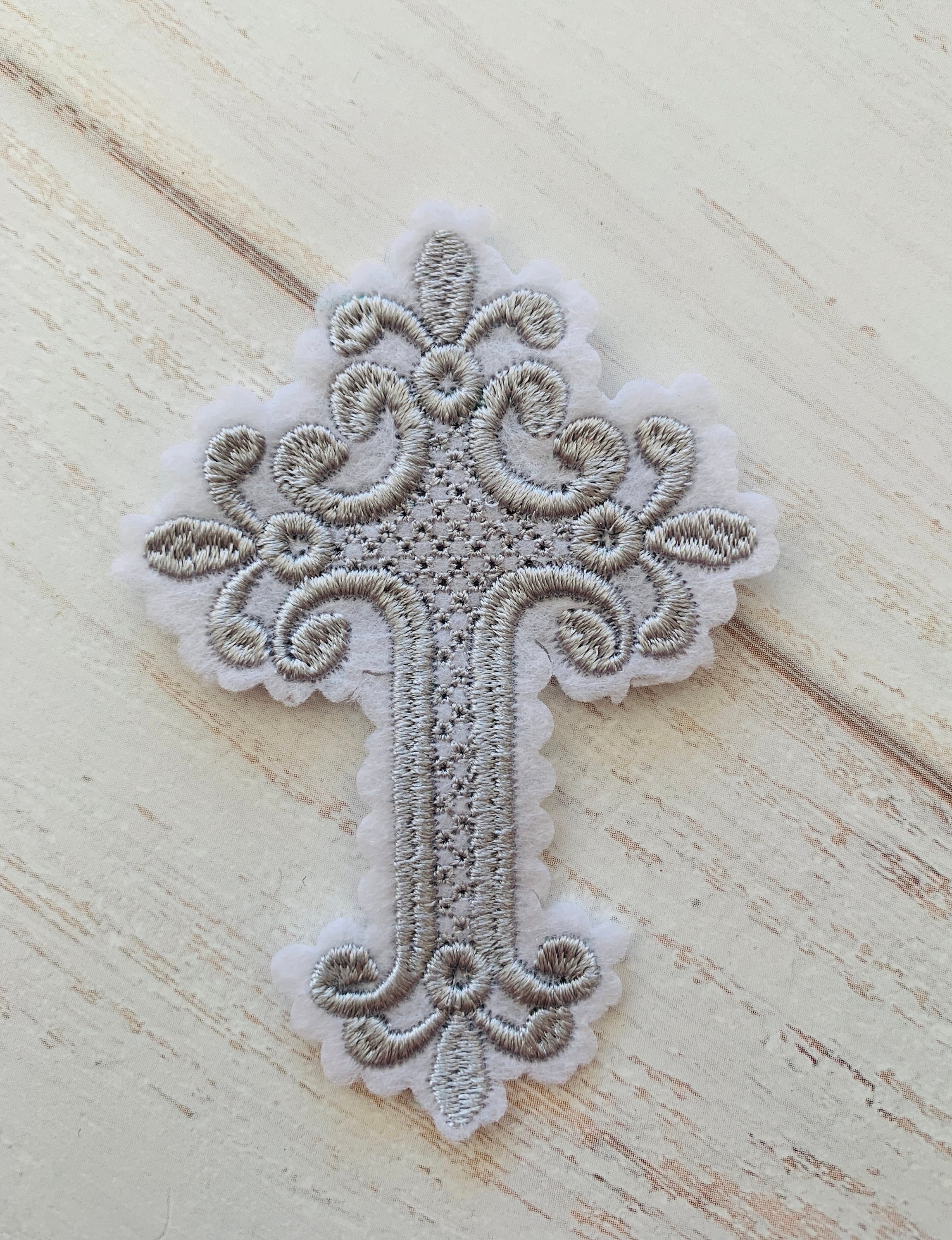Embroidered Cross Accents - Etsy