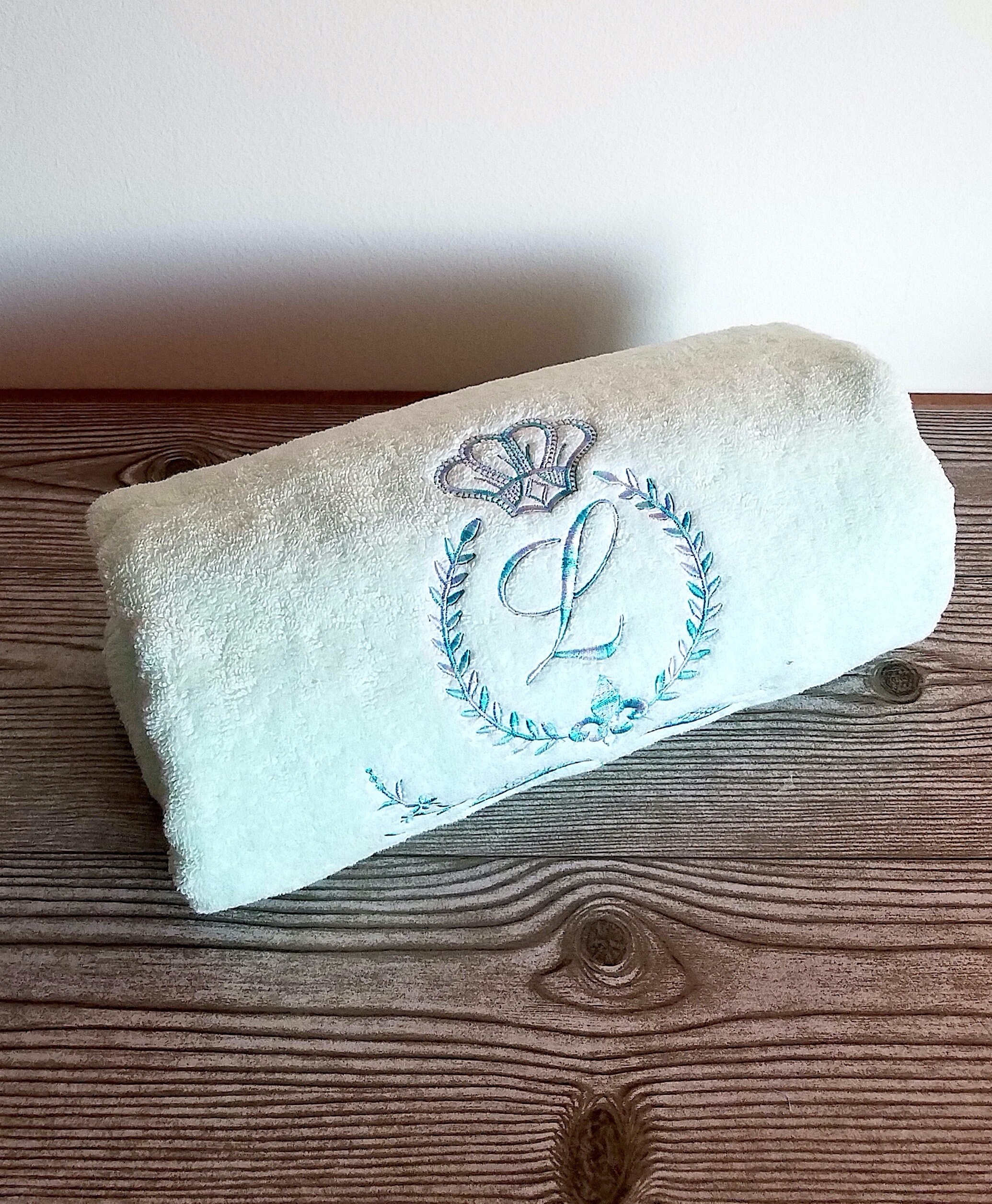 Personalized embroidery bath towel set Etsy