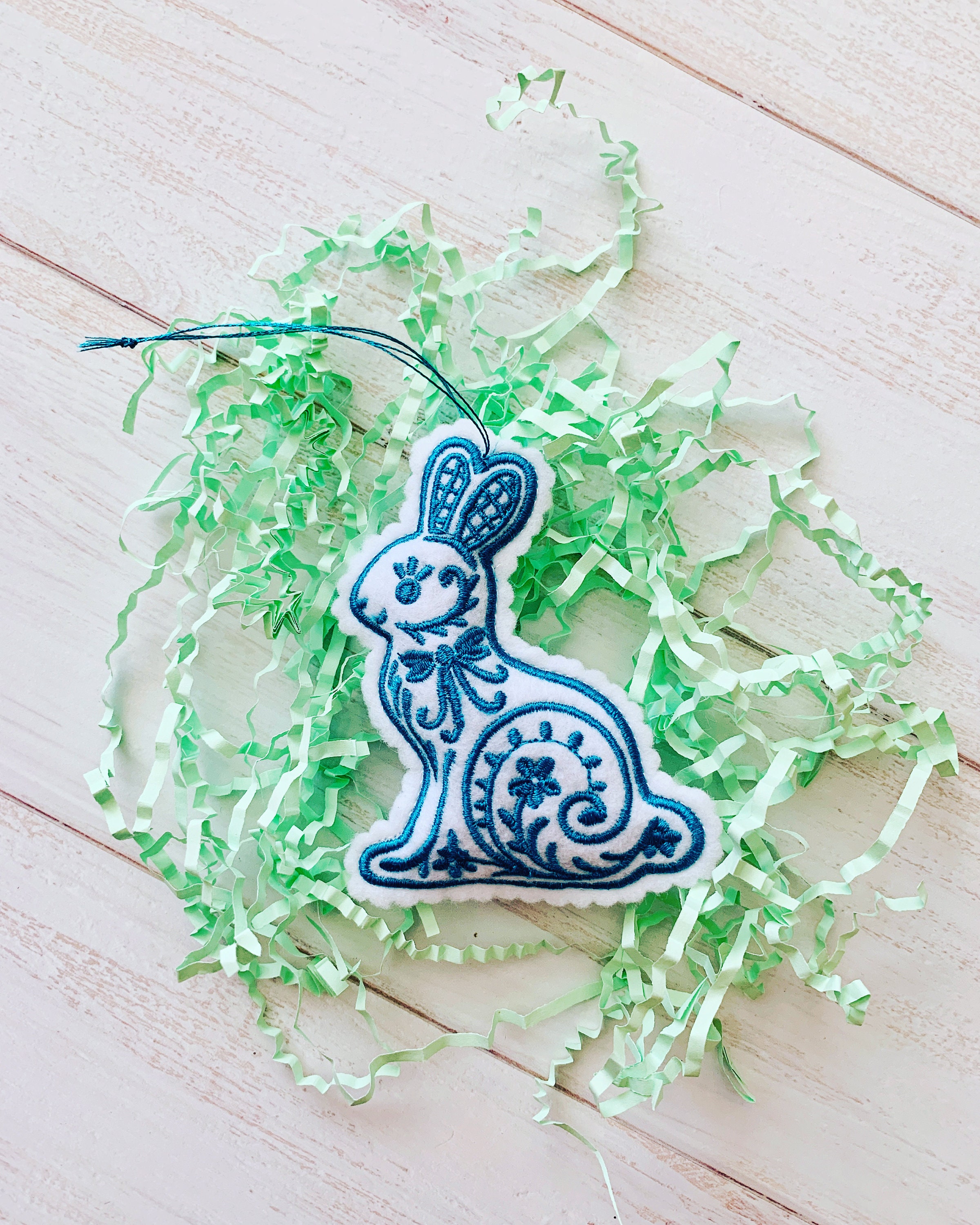 Embroidered Felt Easter Ornament Set Etsy UK