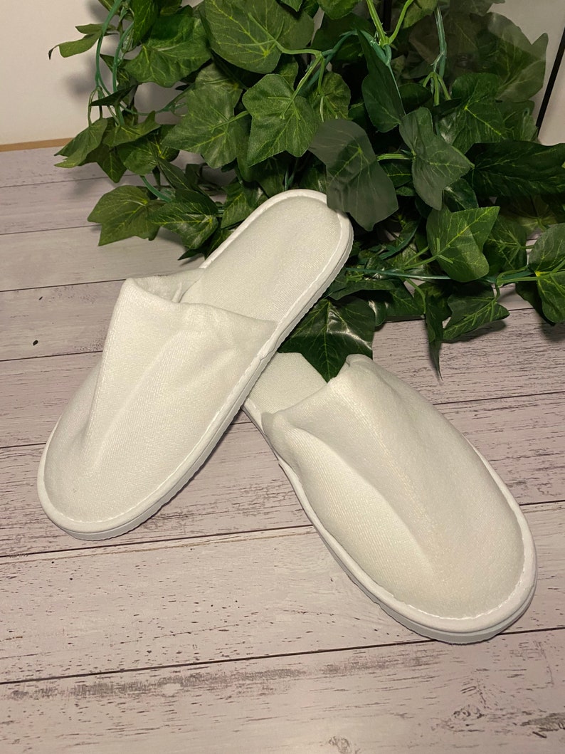 Wedding slippers Bridal slippers Personalised Hotel Etsy