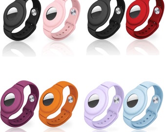 Apple Airtag Kids Bracelet (2 PACK!) - Airtag Children&#39;s Wristband - Airtag holder for children & toddlers GPS Holder for Kids