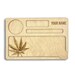 Customized Wooden Weed Rolling Tray Marijuana Laser Cut Personalized Wood 