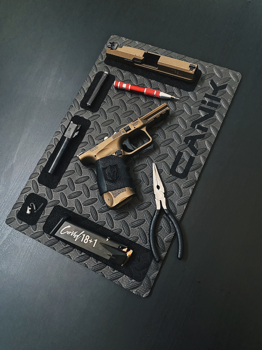 Custom Gun Mat Custom EVA Foam Gun Cleaning Takedown Mat Laser Engraved