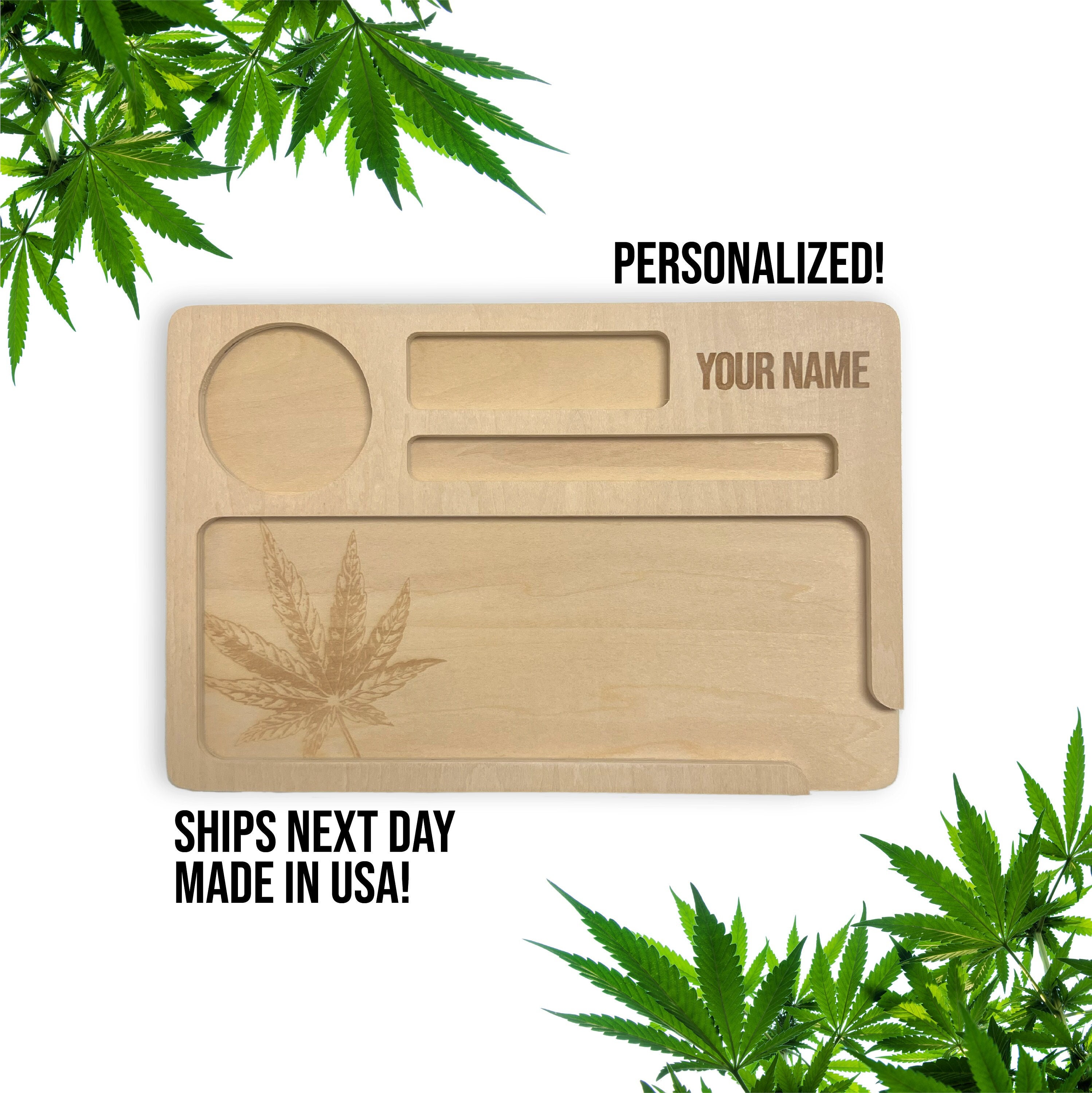 Personalizable Gifts Weed Tray Customized Wooden Weed Etsy Ireland