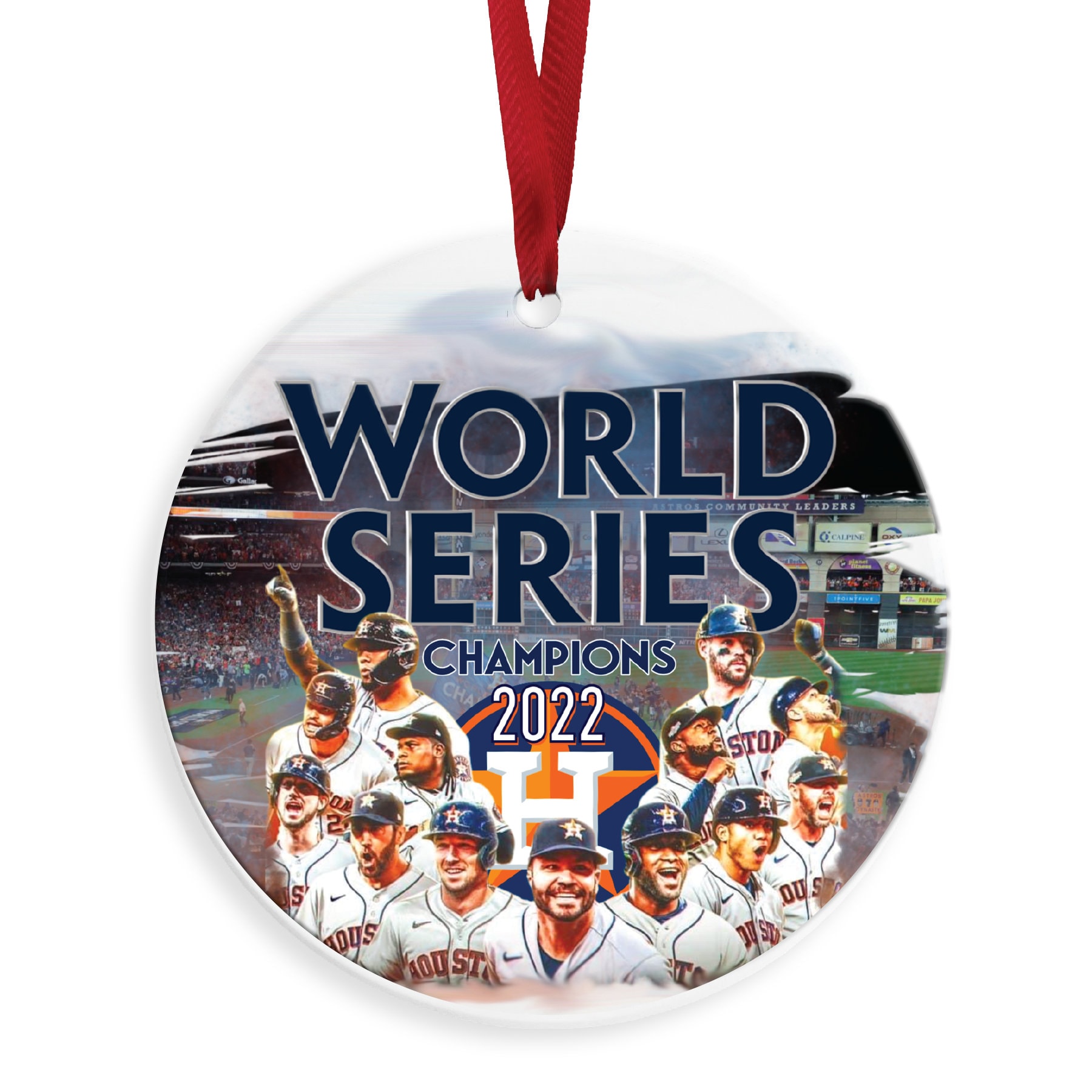 Houston Astros 2017 World Series Champions Spinning Key Chain<br