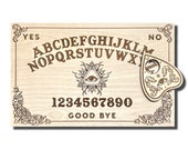 Ouija Spirit Board Wooden Handmade Wood Talking Game All Seeing Eye CHOOSE 3 SIZES