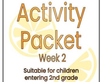 Paquete de actividades de verano para alumnos de segundo grado (semana 2)